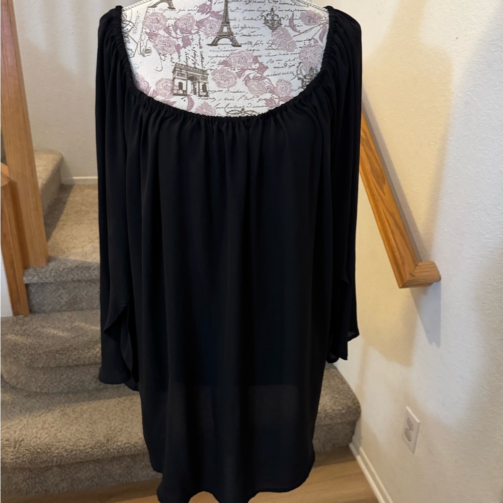 Elegant Black Women's Top